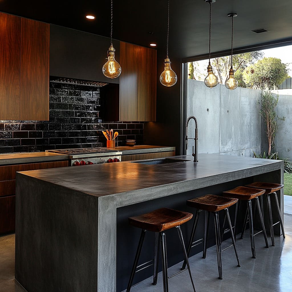 Integral Luxury Concrete Bar